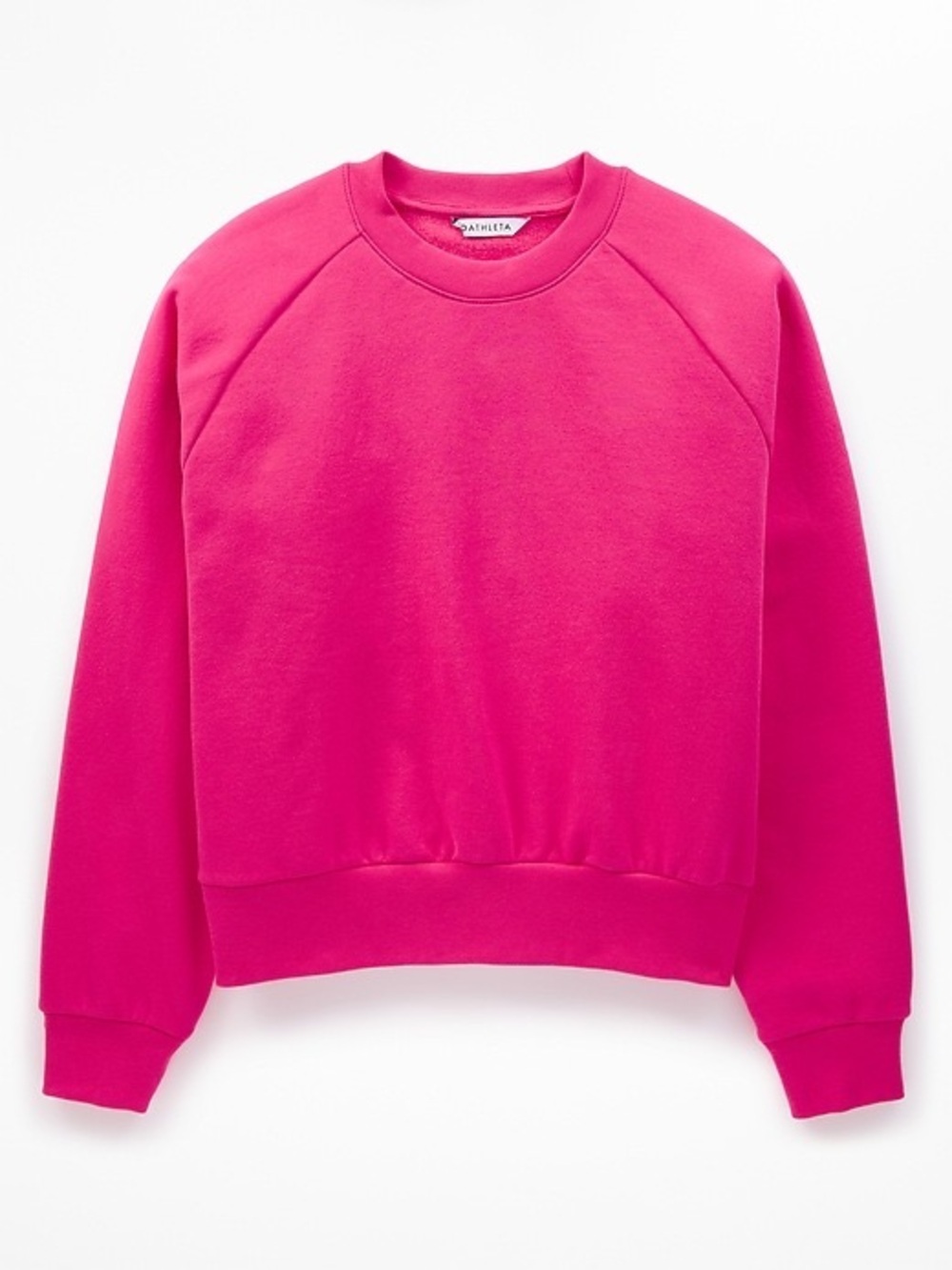 Athleta Forever Fleece Relaxed Crew Sweatshirt Size Medium